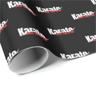 Karate Martial Arts Abstrakt Swant Presentpapper