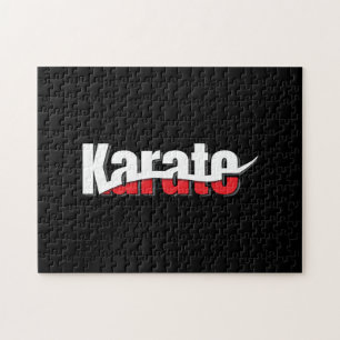 Karate Martial Arts Abstrakt Swant Pussel