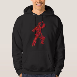 Karate Martial Arts Älskare Heart Shape Karate Val Hoodie