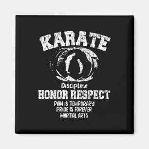 Karate Martial Arts Definition Funny Black Bälte G Magnet