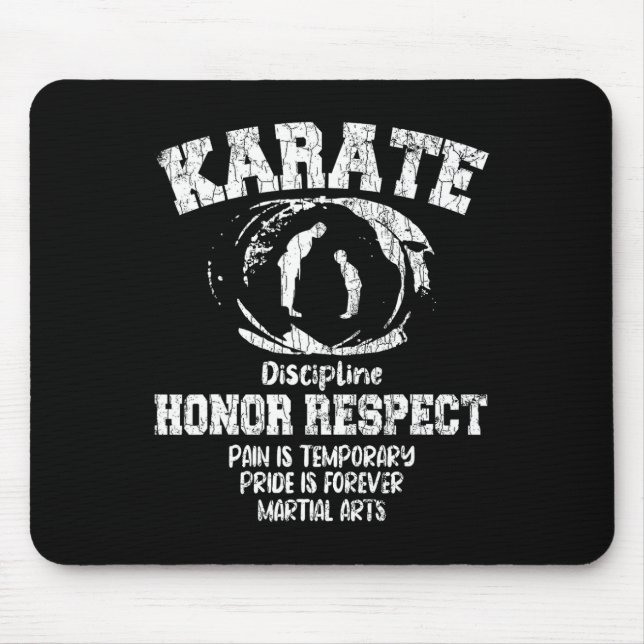 Karate Martial Arts Definition Funny Black Bälte G Musmatta (Framsidan)