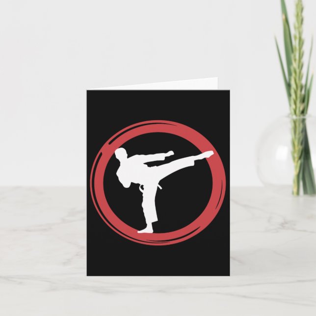 Karate Martial Arts Essence Kort (Framsida)