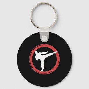 Karate Martial Arts Essence Nyckelring