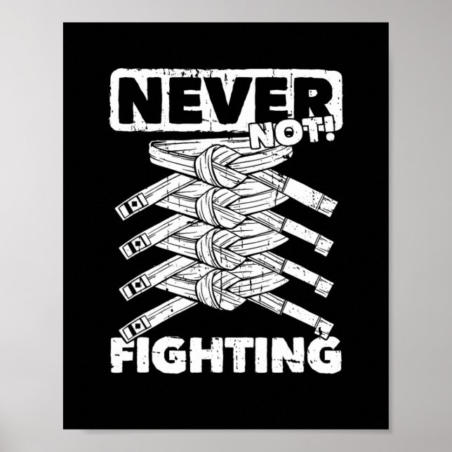 Karate - Martial Arts Fighter Karate Poster (Framsidan)
