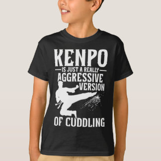 Karate Martial Arts Girl Dam Kenpo School Fighter T Shirt
