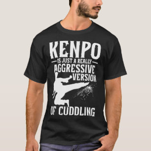 Karate Martial Arts Girl Dam Kenpo School Fighter T Shirt