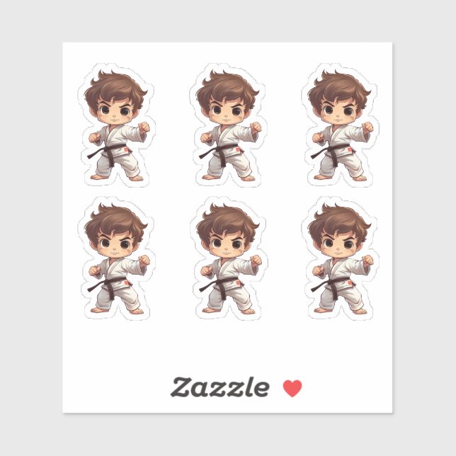 Karate Martial Arts Klistermärken (Ark)