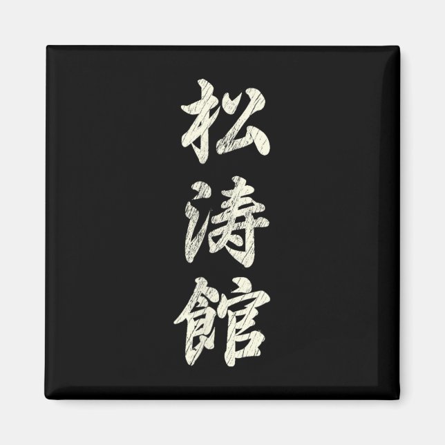 Karate Martial Arts Training Shotokan Ryu Gichin F Magnet (Framsidan)