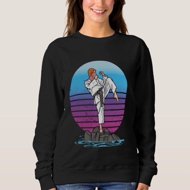 Karate martialkonst bekämpar självförsvar inom idr t shirt (Framsida)