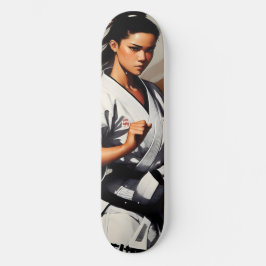 Karate, martialkonst mini skateboard bräda 18,5 cm