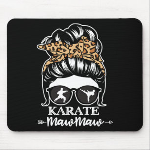 Karate Mawmaw Messy Bun Hair Funny Karate Fighter Musmatta