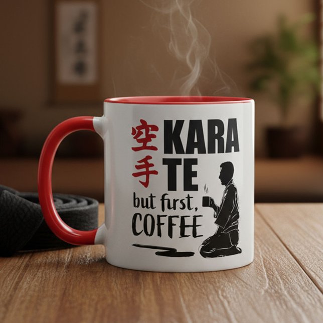 Karate -men först kaffe mugg (Skapare uppladdad)