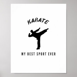 Karate min bästa sport någonsin poster