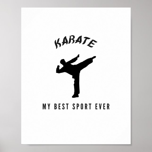 Karate min bästa sport någonsin poster (Framsidan)