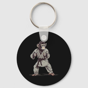 Karate Monkey Kickboxing Judo Jiu-jitsu Mma Martia Nyckelring