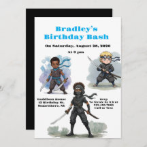 Karate Ninja Boy's Birthday Bash