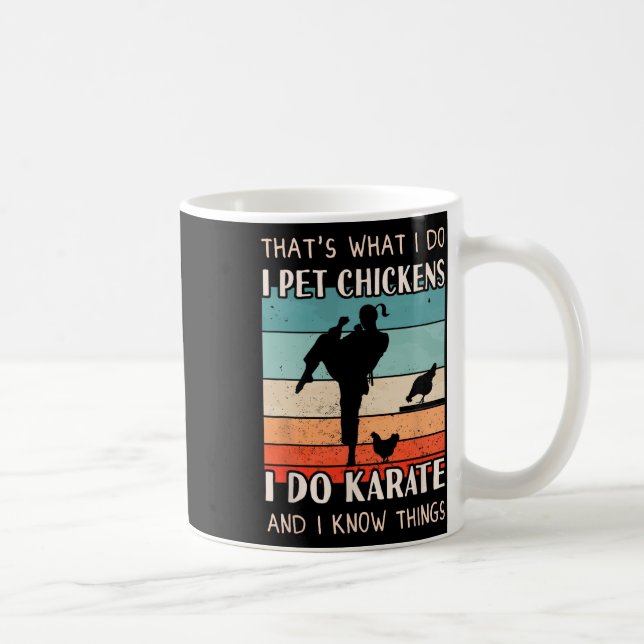 Karate Outfit - Chicken Breeder Design Women Karat Kaffemugg (Höger)