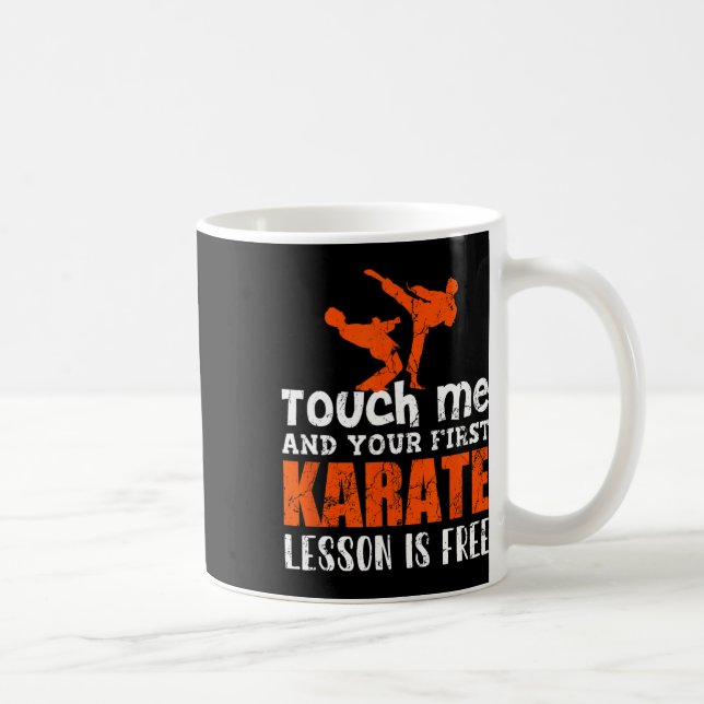 Karate Outfit Karate För barn Karate Rankbe Kaffemugg (Höger)