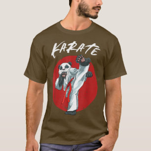 Karate Panda - Karate Japansk MMA Fighting T Shirt