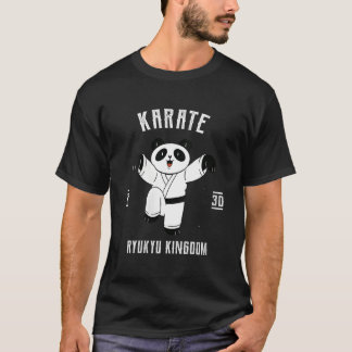 Karate Panda With Belt Karate Japanese Mial T Shirt