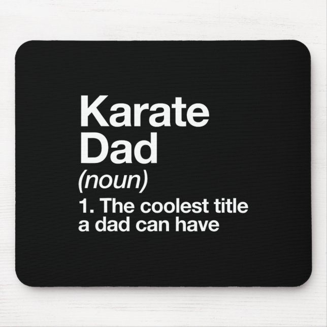 Karate Pappa Definition Rollig Sport Kampsport  Musmatta (Framsidan)