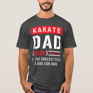 Karate Pappa Far Släggpojke T Shirt