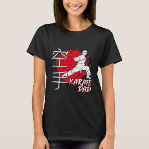 Karate Pappa Japansk Sol Teckensnitt Karate Dojo K T Shirt