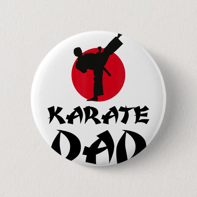 Karate Pappa Kampsport  Knapp (Framsida)