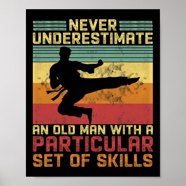 Karate Pappa Kampsport Pension Karate  Poster (Framsidan)