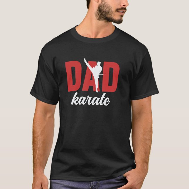 Karate Pappa Karate Far Best Karate Pappa T Shirt (Framsida)