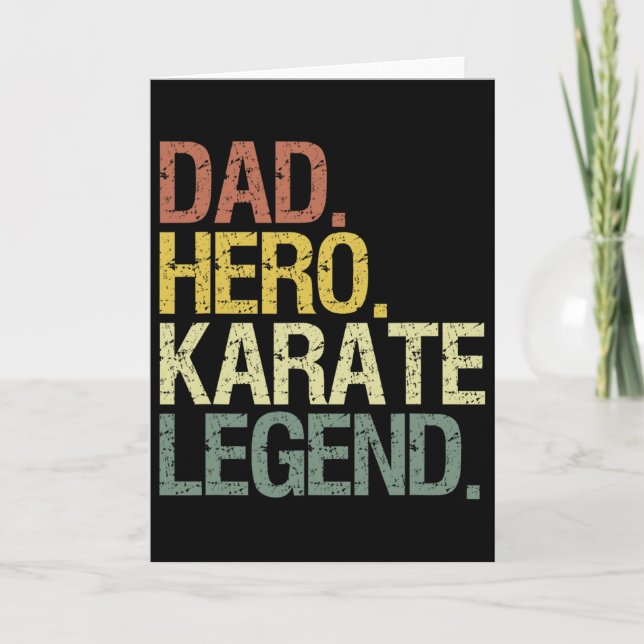 Karate Pappa  Kort (Framsida)