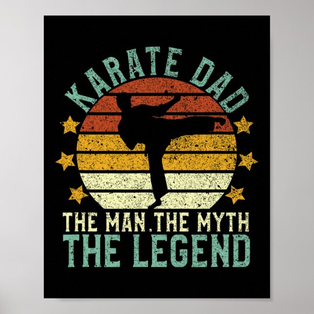 Karate Pappa Mannen Myten Legenden  Poster (Framsidan)