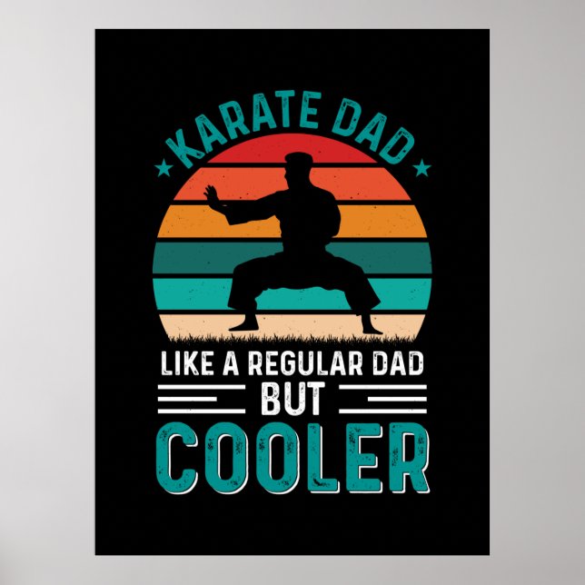Karate Pappa Poster (Framsidan)