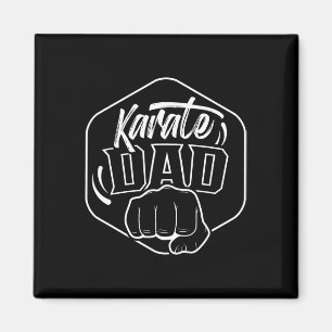 Karate Pappa Tränare Fighter Bälte Kampsport Magnet