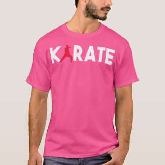 Karate Player Shirt Karate Kärlek-R Gift T