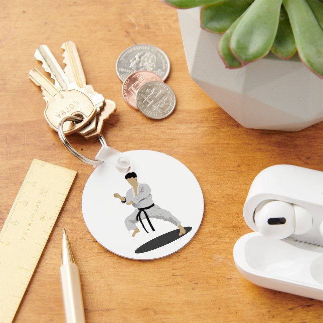 Karate Pose Keychain Nyckelring (Skapare uppladdad)