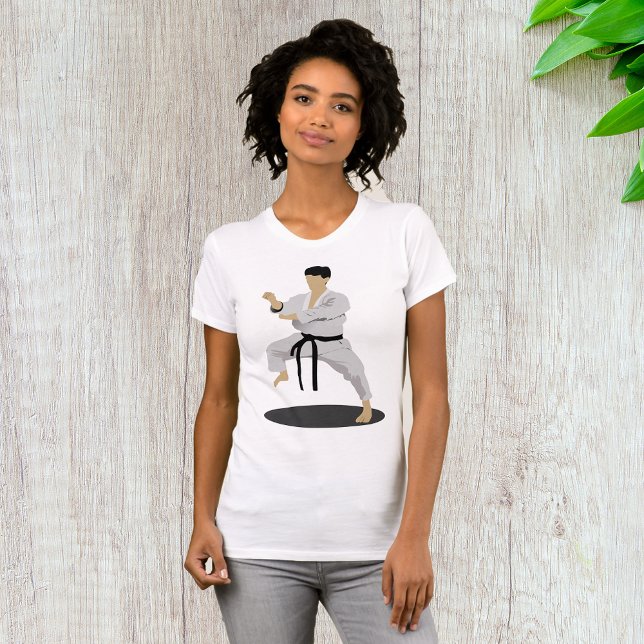 Karate Pose Womens T-Shirt (Skapare uppladdad)