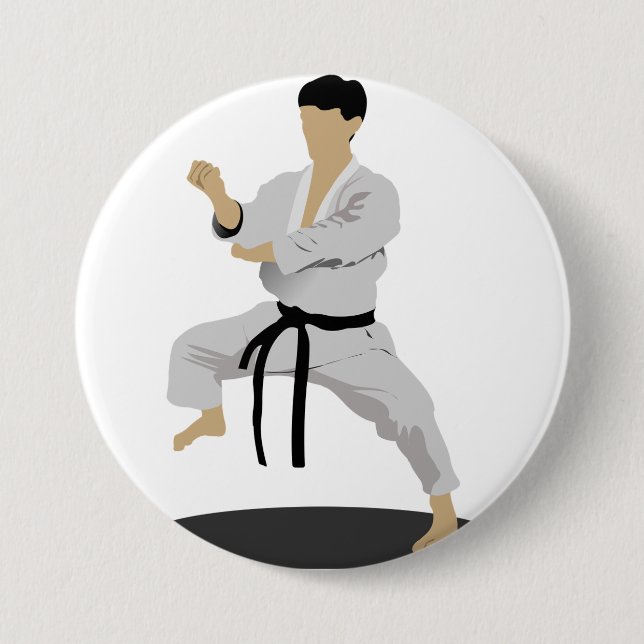 Karate Poser Knapp (Framsida)