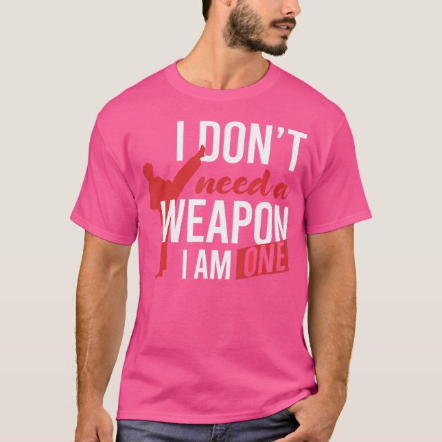 Karate Quote T Shirt (Framsida)