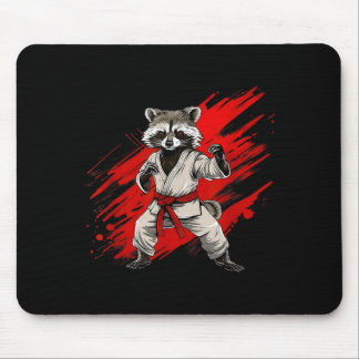 Karate Raccoon Motiv Taekwondo Jiu-Jitsu Mma Musmatta