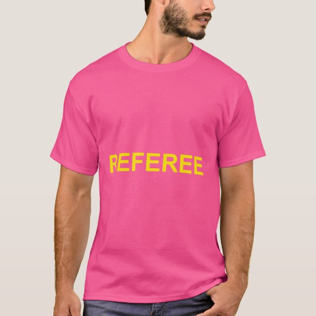 Karate Referee Shirt Blueyellow Tournament Martial T (Framsida)