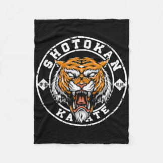 Karate Retro Shotokan Vintage Gift Fläkt of Karate Fleecefilt