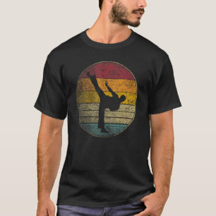 Karate Retro Stil Vintage 70 s 90-tal Manar Kvinno T Shirt
