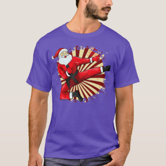 Karate Santa Martial Arts God jul T Shirt
