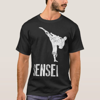 Karate Sensei Coola Martial Arts Gift T Shirt