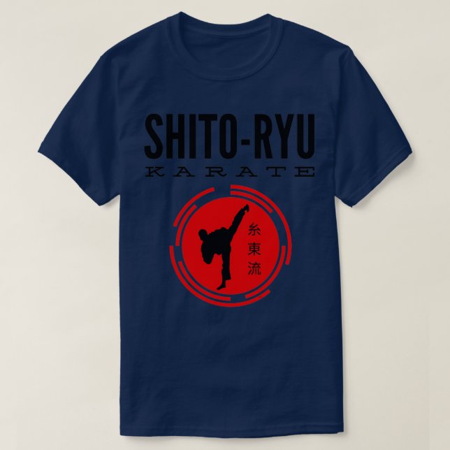 Karate ShitoRyu Martial Arts Japanska T Shirt (Design framsida)