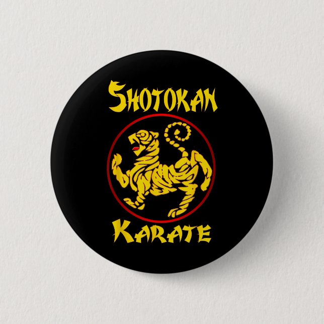 Karate Shotokan Tiger Martial Arts Knapp (Framsida)