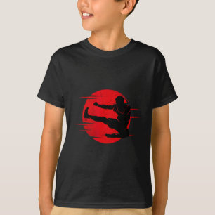 Karate Skugga Judo Kampsport Japan Kung Fu Taek T Shirt
