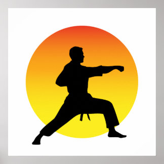 Karate Slår. Poster