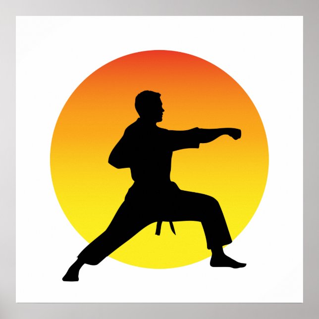 Karate Slår. Poster (Framsidan)